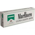 Marlboro Ultra Lights Menthol 100s Box cigarettes 10 cartons