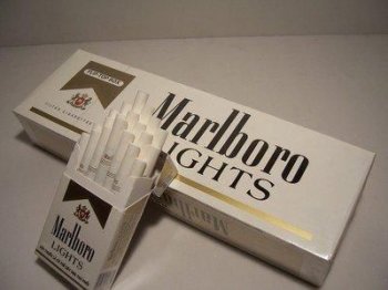 Marlboro Lights Box cigarettes 10 cartons