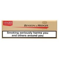 Benson & Hedges gold King Size Box cigarettes 10 cartons