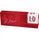 LD by L.Ducat Red 100s Box cigarettes 10 cartons