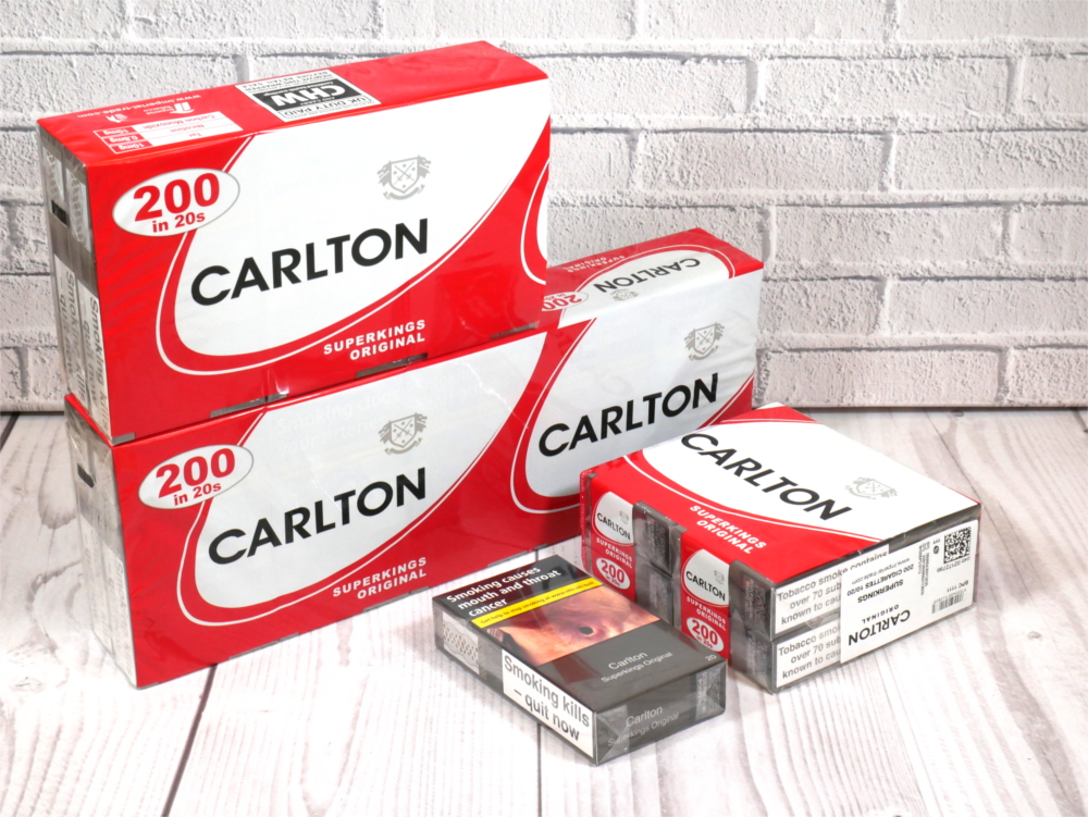 Carlton Red Original Superking cigarettes 10 cartons