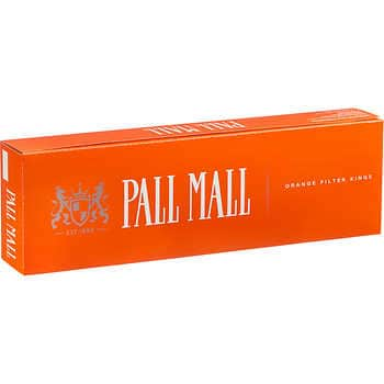 Pall Mall Orange Filter Kings Box cigarettes 10 cartons