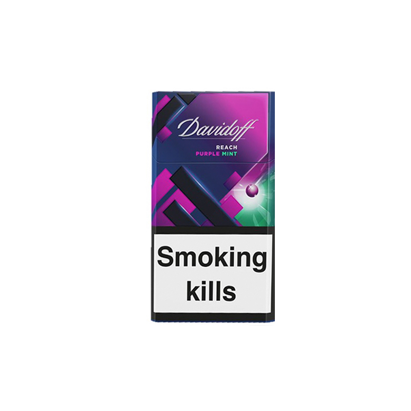 Davidoff Reach Purple Mint cigarettes 10 cartons