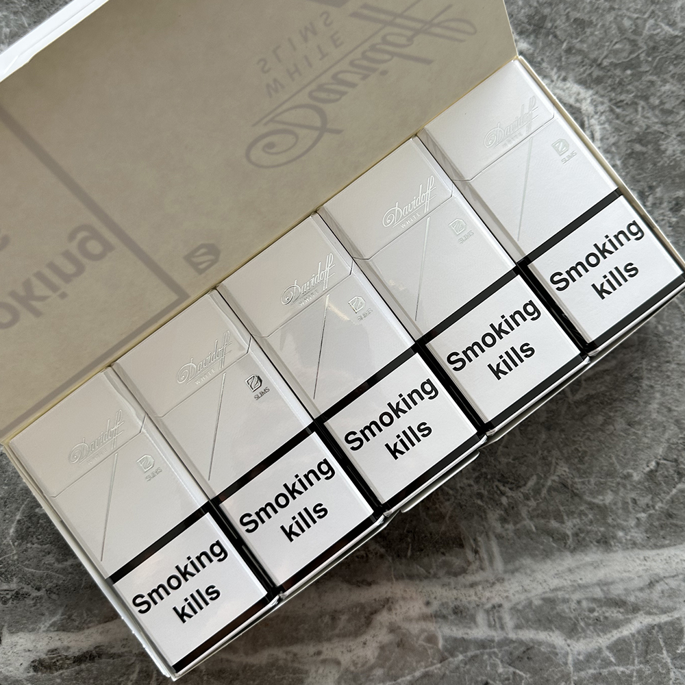 Davidoff White Slims cigarettes 10 cartons