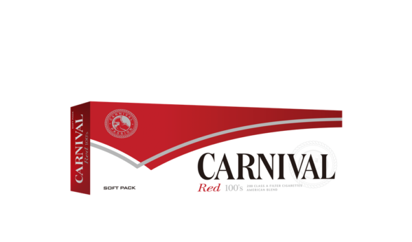 Carnival Red 100’s Soft box cigarettes 10 cartons