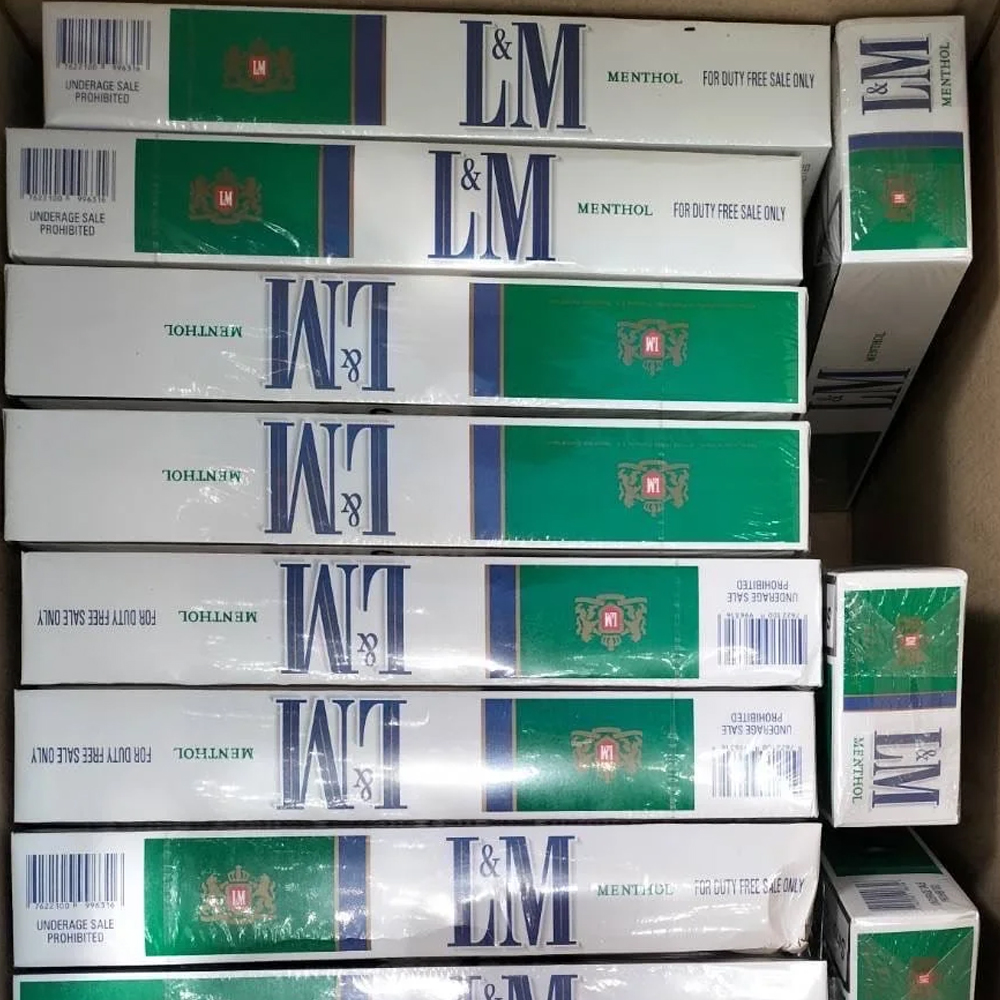 L&M Menthol Cigarettes 10 cartons