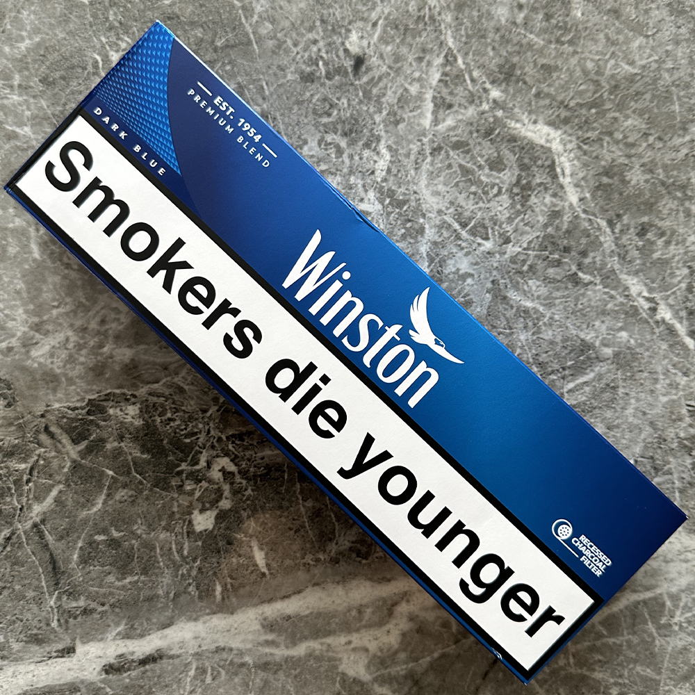 Winston Dark Blue cigarettes 10 cartons